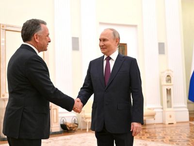Стивен Уиткофф и Владимир Путин на встрече в Кремле, 25 апреля 2025 год. Фото: Кристина Кормилицына / МИА "Россия сегодня"